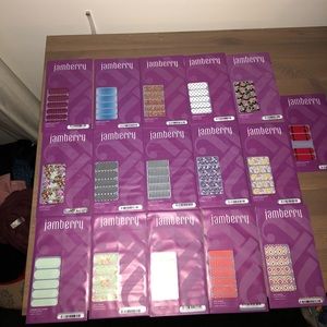 Lot of 13 Jamberry Nail Stickers